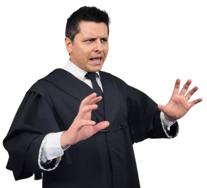 Dr. William Oliveira em toga